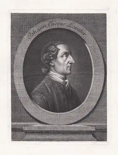 Johann Caspar Lavater - Johann Caspar Lavater (1741-1801) Philosoph poet Dichter Schriftsteller Schweiz Suisse