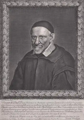 Vincent de Paul Prestre fondateur... - Vincent de Paul (1581-1660) Karitas Caritas pretre priest Paris Pouy Po