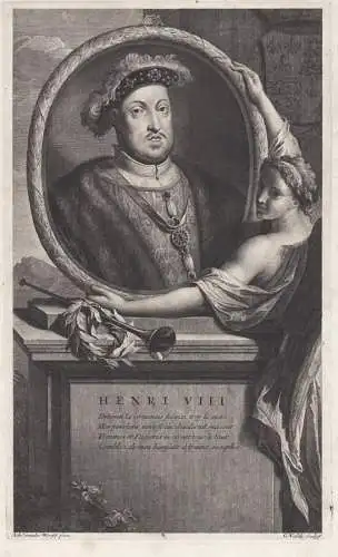 Henri VII - Henry VII (1491-1547) King of England König Portrait