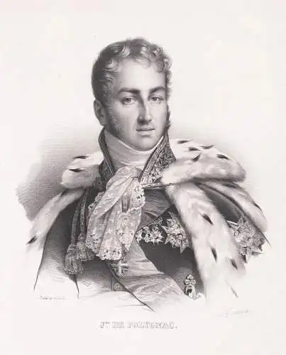 J.es de Polygnac - Jules de Polignac (1780-1847) French politician Prime minister of France Portrait
