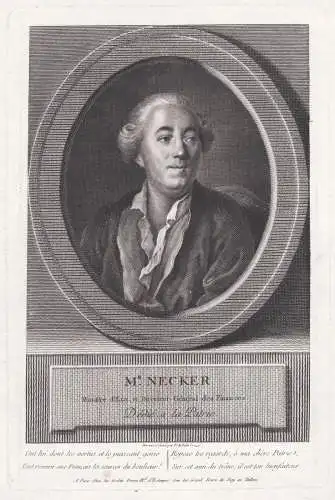 Mr. Necker - Jacques Necker (1732-1804) banker finance minister Bankier Portrait