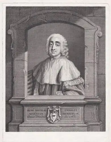 Rene Nicolas Charles Augustin de Maupeou - Rene-Nicolas-Charles-Augustin de Maupeou (1714-1792) Marquis de Mor