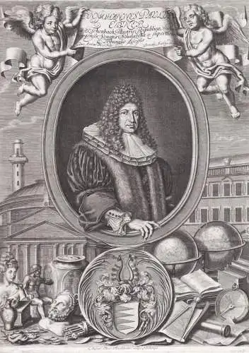 Dn. Johannes Paulus Ebner - Johann Paul Ebner von Eschenbach (1641-1691) Nürnberg Senator Portrait