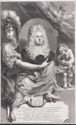 Quem Cameracensi Genitum de stemmate jactas Sixiaden... - Jan Six (1618-1700) Dutch art merchant collector Ams