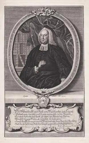 Christian Ludwig Schlichter... - Christian Ludwig Schlichter (1705-1765) Professor in Halle Anhalt Pastor Köt