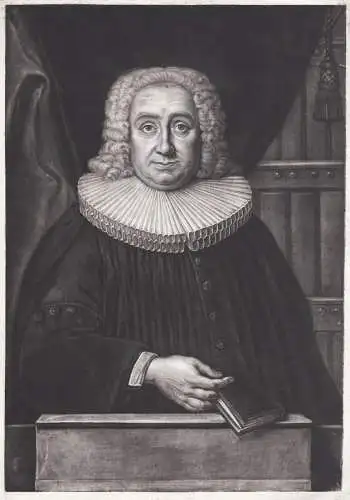 Michael Dietelmaix (1677-1739) Nürnberg Theologe Komponist composer Pfarrer Portrait