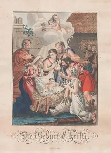 Die Geburt Christi - Jesus Christ birth / Weihnachten Christmas / Nativity scene / Adoration of the shepherds