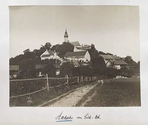 Andechs von Süd-Ost - Andechs LK Starnberg Bayern