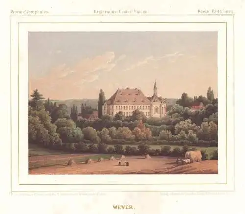 Wewer - Schloss Wewer Paderborn / Nordrhein-Westfalen