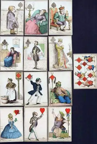 (Transformation playing cards) - Kartenspiel / Card game / Spielkarten / carte da gioco / cartes à jouer / je