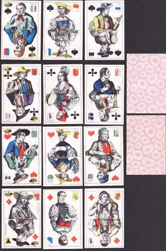 Costumes suisses - Swiss playing cards Kartenspiel / Card game / Spielkarten / carte da gioco / cartes à joue