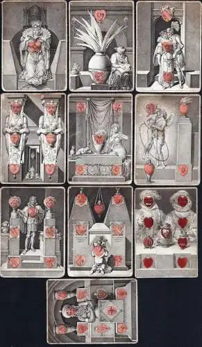 (Transformation playing cards) - Beatrice / Kartenspiel / Card game / Spielkarten / carte da gioco / cartes à