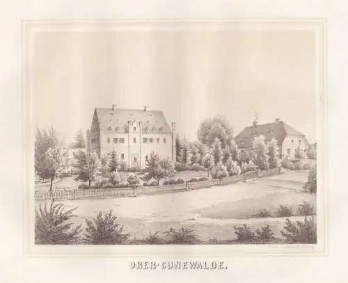 Ober-Cunewalde - Rittergut Obercunewalde Cunewalde LK Bautzen Oberlausitz / Sachsen
