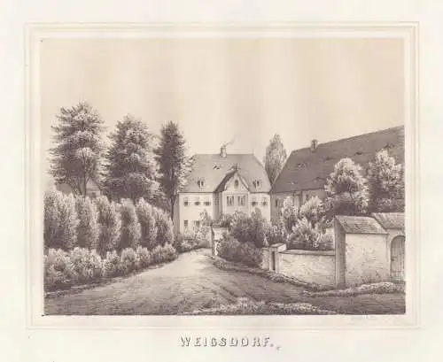 Weigsdorf - Schloss Weigsdorf Cunewalde LK Bautzen Oberlausitz / Sachsen