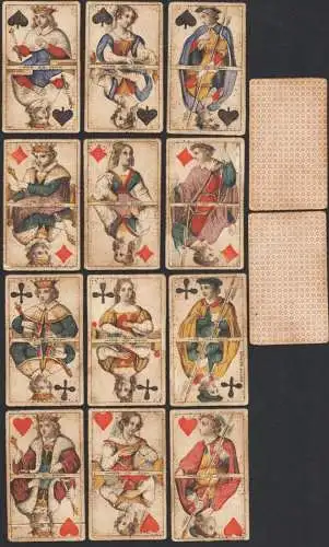 (Viennese playing cards / Wiener Spielkarten) - Belgique Belgien / Kartenspiel / Card game / Spielkarten playi