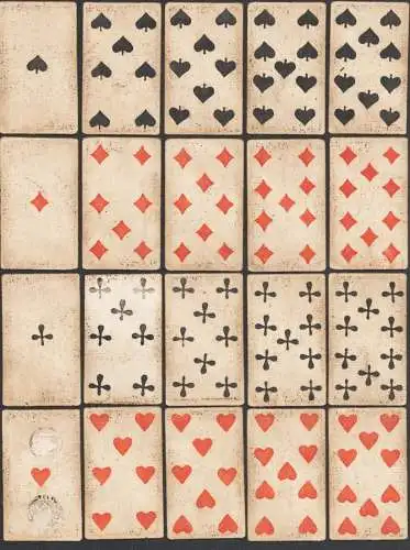 (Viennese playing cards / Wiener Spielkarten) - Belgique Belgien / Kartenspiel / Card game / Spielkarten playi