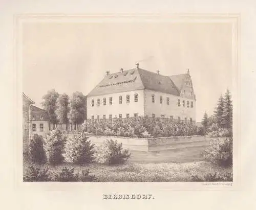 Berbisdorf - Schloss Berbisdorf Radeburg b. Dresden LK Meißen / Sachsen