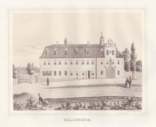 Oelzschau - Schloss Oelzschau Rötha LK Leipzig / Sachsen