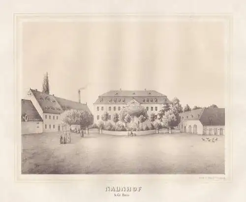 Naunhof - Schloss Naunhof Ebersbach b. Großenhain LK Meißen / Sachsen