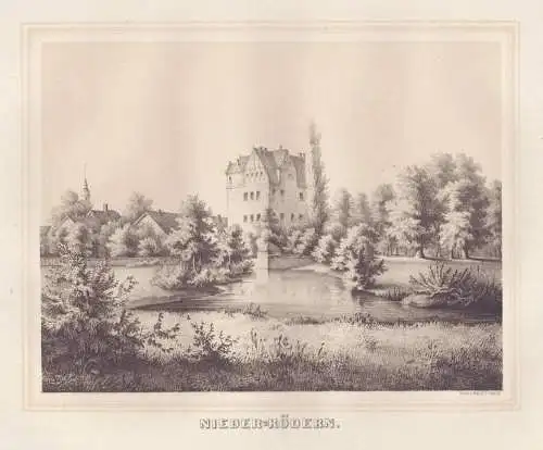 Nieder-Rödern - Schloss Niederrödern Rödern Ebersbach LK Meißen / Sachsen