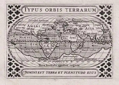 Typus Orbis Terrarum - World map Weltkarte Mappemonde