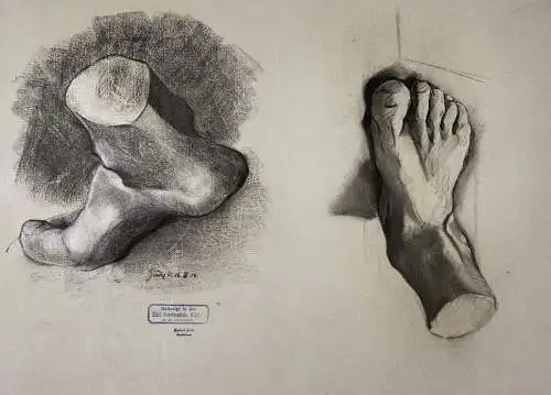 (Füße-Studien / Studies of human feet)