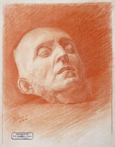 (Totenmaske) - alter Mann old man Portrait