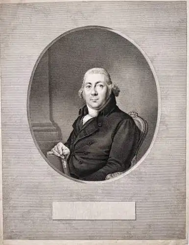 Phoebus Hitzerus Themmen (1757-1830) Amsterdam Dutch writer Autor Holland Portrait