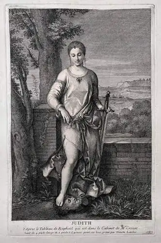 Judith - Judith with a sword over Holofernes' head