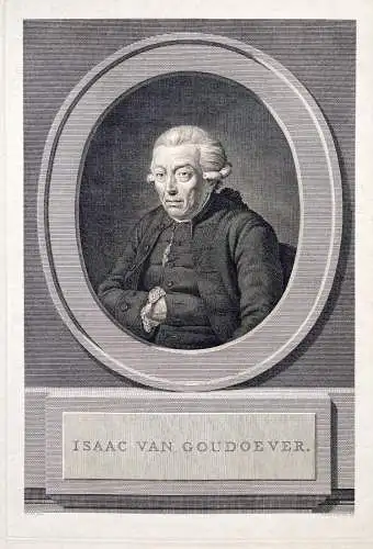 Isaac van Goudoever. - Isaac van Goudoever (1720-1793) Amsterdam Dutch Colonel Holland Portrait