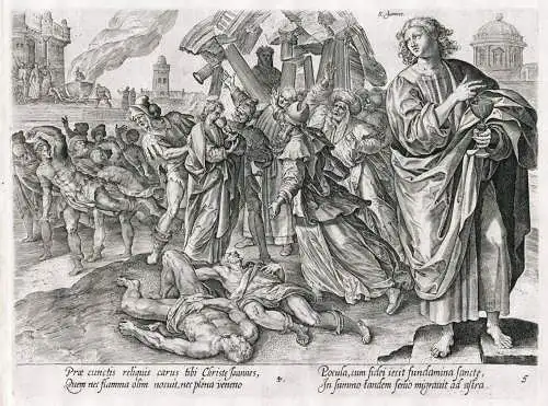 Prae cunctis reliquis carus tibi Christe Joannes... - The Martyrdom of St. John / St. John drinks the poison c