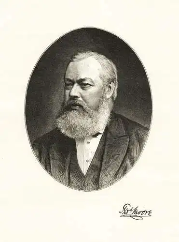 Thomas Moore - (1821-1887) T.Moore Portrait Botaniker botanist