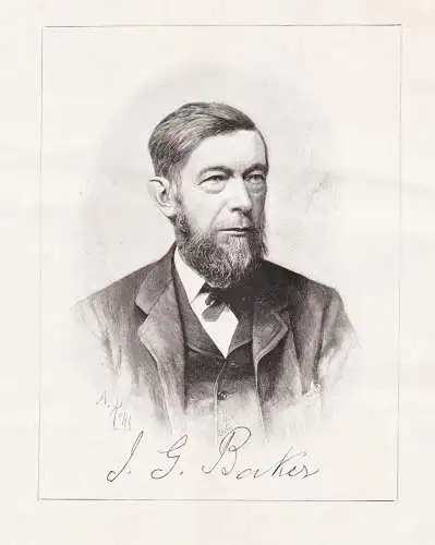 J. G. Baker - John Gilbert Baker (1834-1920) Portrait Botaniker botanist