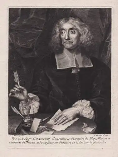 Valentin Conrart Conseiller et Secretaire du Roy... - Valentin Conrart (1603-1675) French author Academie fran