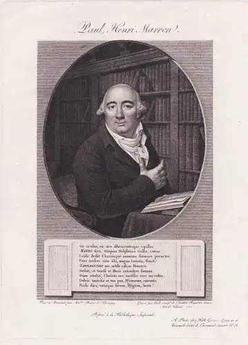 Paul Henri Marron - Paul-Henri Marron (1754-1832) First reformed pastor in Paris following the French Revoluti