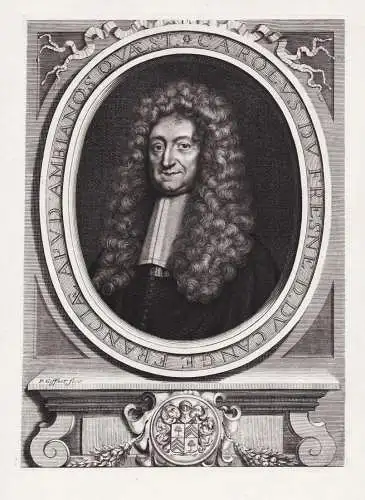 Carolus du Fresne... - Charles du Fresne (1610-1688) French Jurist historien lexicographer avocat Portrait / W