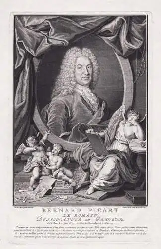 Bernard Picart - Bernard Picart (1673-1733) Kupferstecher graveur artist Portrait
