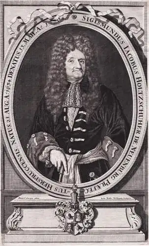 Sigismundus Iacobus Holtzschuher de Neuenburg - Sigismund Jacob Holzschuher von Neuenbürg (1634-1701) Hersbru