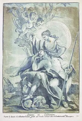Diane et Endimion- Diane and Endymion Mythologie mythology