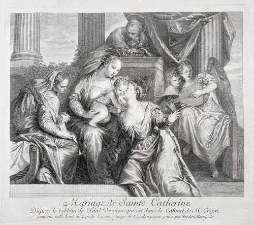 Mariage de Sainte Catherine - Marriage of Catherine of Alexandria Katharina v. Alexandria