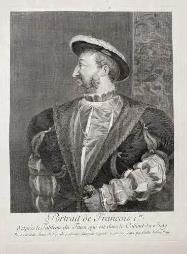 Portrait de Francois 1er - Francis I of France (1494-1547) Portrait