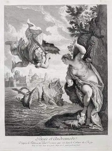 Persée et Andromede - Perseus Andromeda Mythologie mythology Dragon Drache