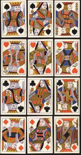 (English card game) -  Spielkarten playing cards carte da gioco cartes à jouer / jeu card deck game / alte Sp