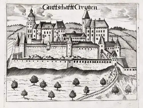 Graffschafft Creytzen - Burg Kreuzen Bad Kreuzen BZ Perg Oberösterreich Österreich