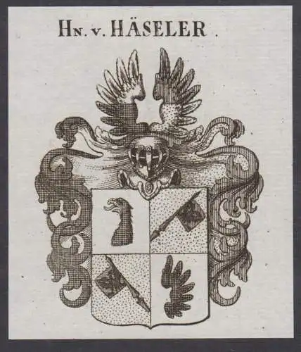 Hn. v. Häseler - Wappen Adel