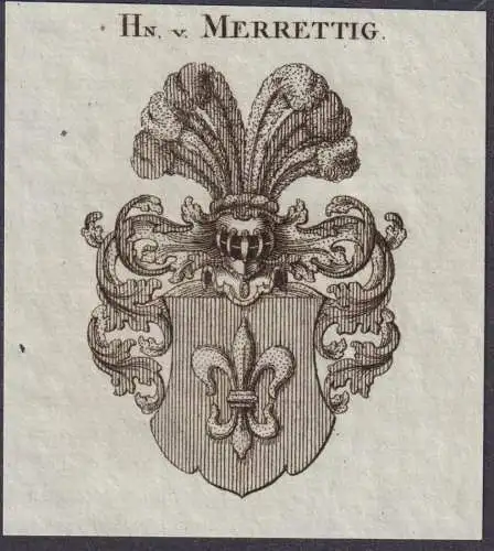Hn. v. Merrettig -  Wappen Adel