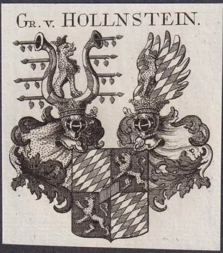 Gr. v. Hollnstein -  Wappen Adel