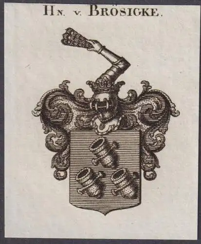 Hn. v. Brösigke -  Wappen Adel
