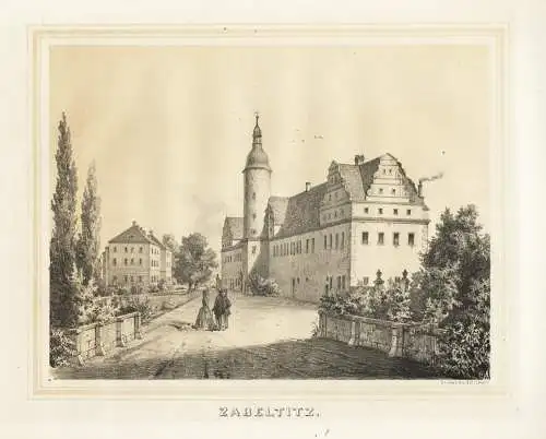 Zabeltitz - Schloss Zabeltitz Großenhain LK Meißen / Sachsen