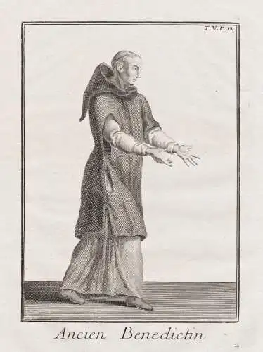 Ancien Benedictin - Benediktiner Benedictines / Mönchsorden monastic order / Ordenstracht order habit / costu